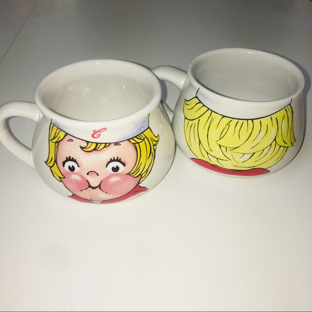 Vintage Campbell’s Soup Mugs Dated 1998 Set of 2